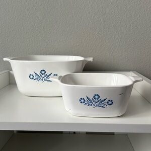 Corning Ware Cornflower Set of 2 (22 oz & 1 3/4 qt)